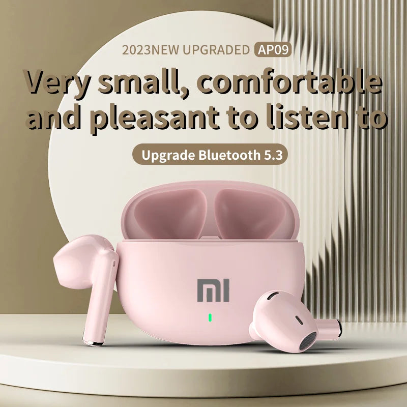 Xiaomi TWS Bluetooth5.3 Earphones Noise Reduction AP09 Wireless in Ear Headphones Hifi Stereo Sound Headset Earbuds