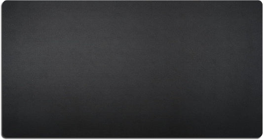 Leather Desk Blotter Pad 34 X 17 Inches, Flat, Non-Slip, Waterproof, Black