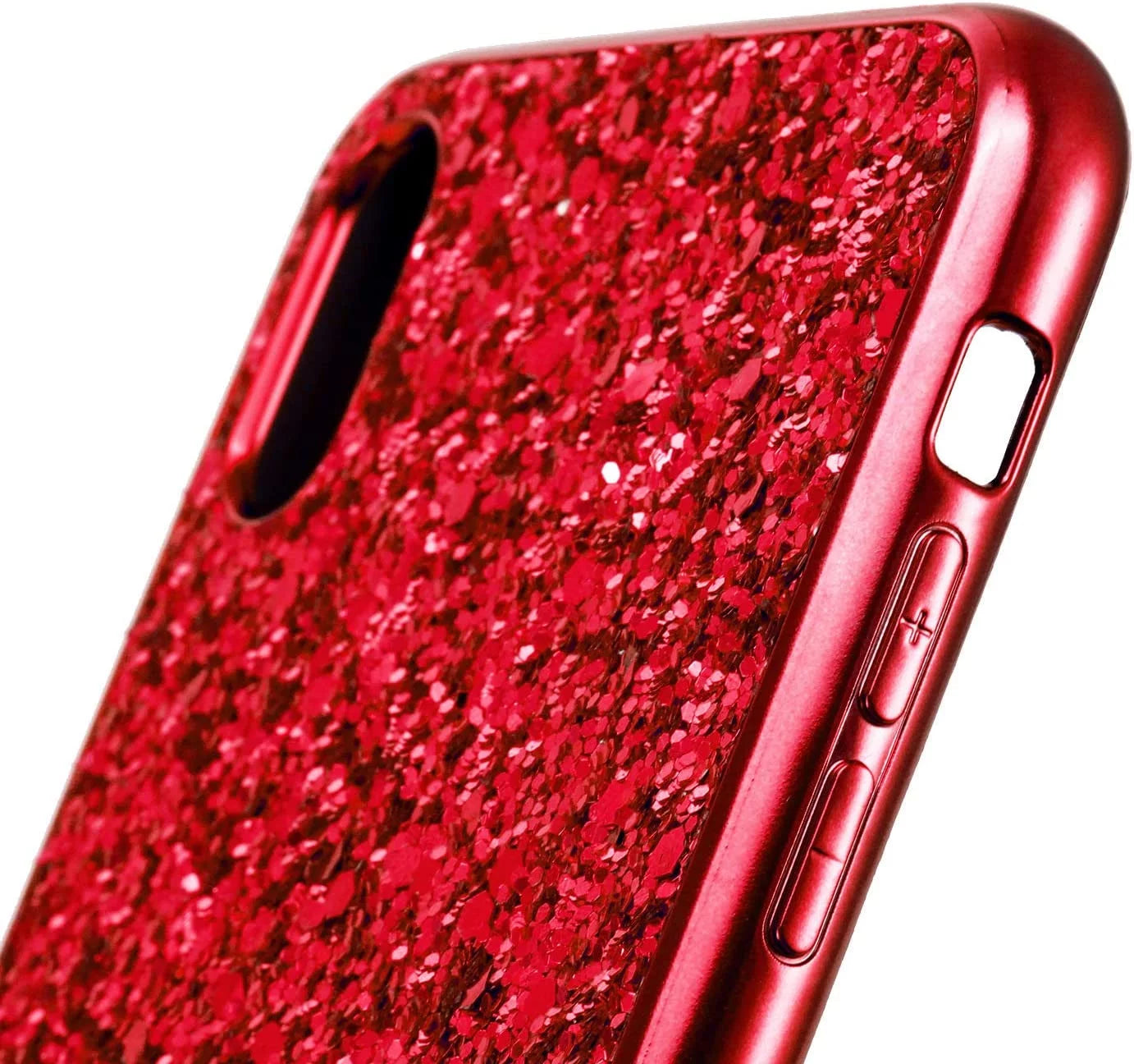 Compatible with Iphone Case,Crystal Diamond Glitter Bling Sparkly Soft Shockproof Cover for Women Girls Phone Case (Black,Iphone X/Xs)