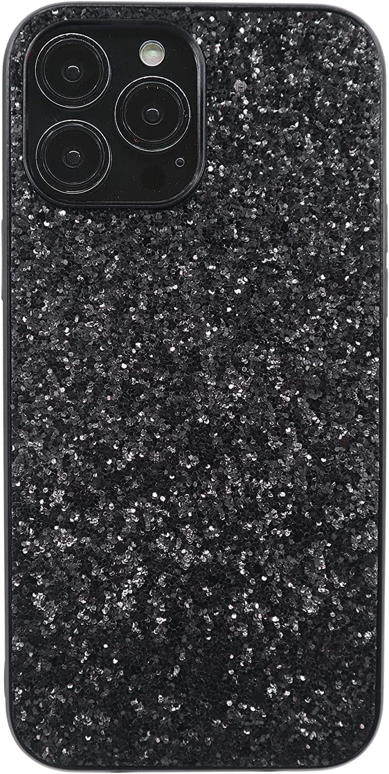 Compatible with Iphone Case,Crystal Diamond Glitter Bling Sparkly Soft Shockproof Cover for Women Girls Phone Case (Black,Iphone X/Xs)