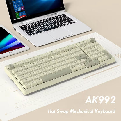 AK992 Wired Keyboard Backlight Keyboard Mechanical Gaming Keyboard for Computer Office Gaming