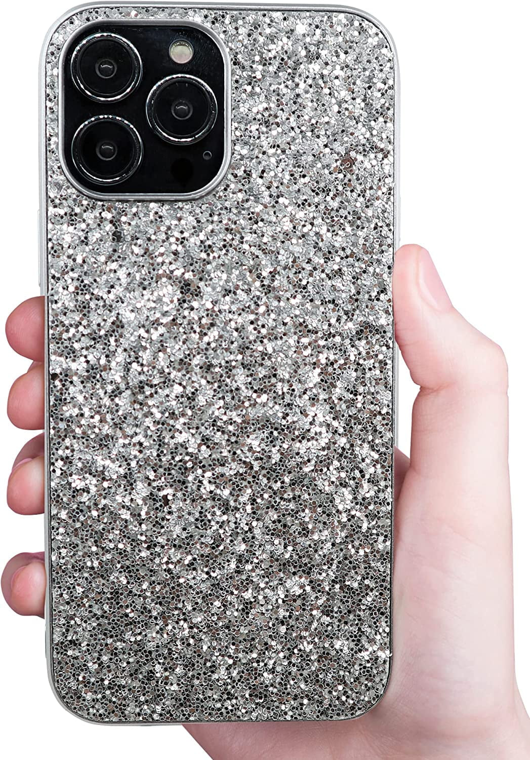 Compatible with Iphone Case,Crystal Diamond Glitter Bling Sparkly Soft Shockproof Cover for Women Girls Phone Case (Black,Iphone X/Xs)